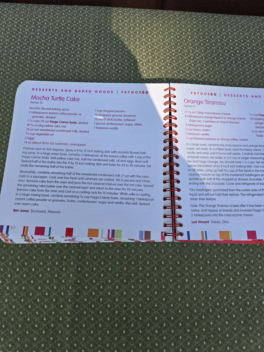 Faygo Centennial Recipe Spiral Bound Book